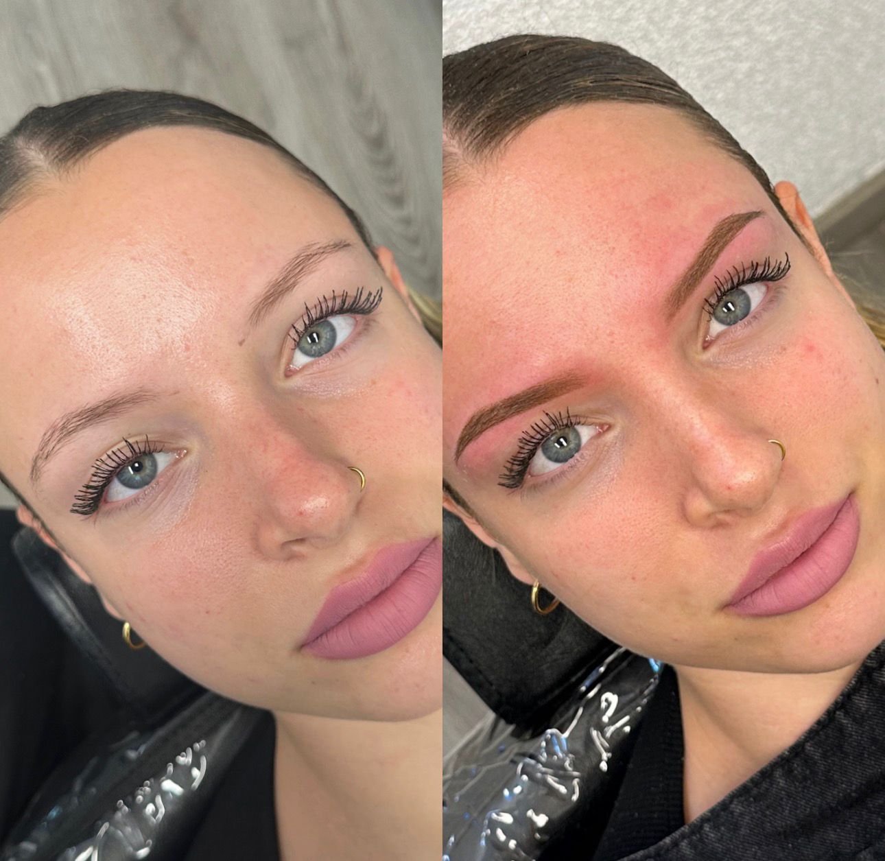 Micropigmentación de cejas con acabado natural